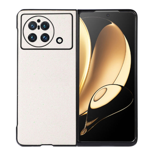 Accurate Hole Glitter Powder PU Phone Case