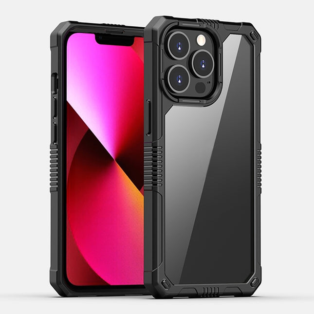 Transparent PC + TPU Shockproof Phone Case