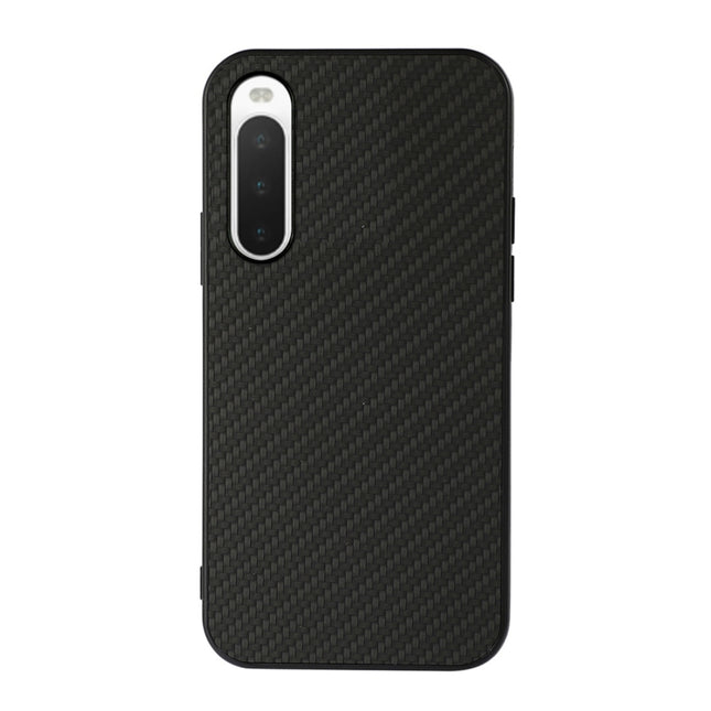 Carbon Fiber Skin PU + PC + TPU Shockprof Protective Phone Case