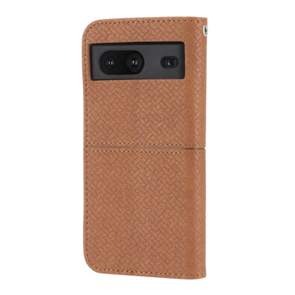 Woven Texture Stitching Magnetic PU Leather Phone Case
