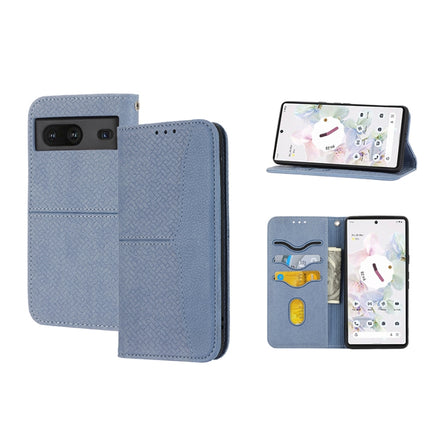 Woven Texture Stitching Magnetic PU Leather Phone Case
