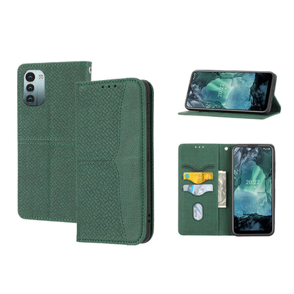 Woven Texture Stitching Magnetic PU Leather Phone Case