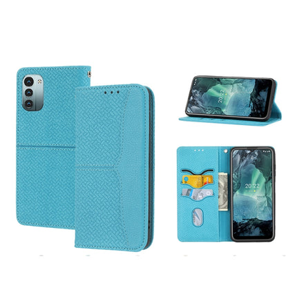 Woven Texture Stitching Magnetic PU Leather Phone Case