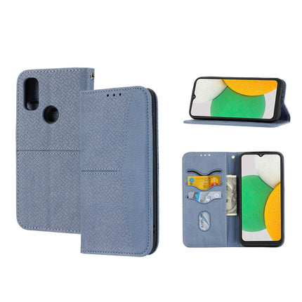 Woven Texture Stitching Magnetic PU Leather Phone Case