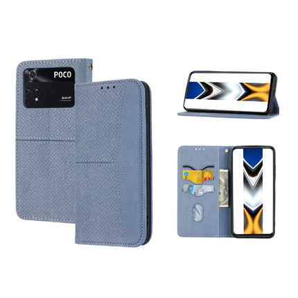 Woven Texture Stitching Magnetic PU Leather Phone Case