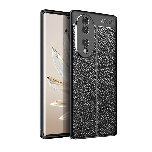 Litchi Texture Shockproof TPU Phone Case, For Honor 70