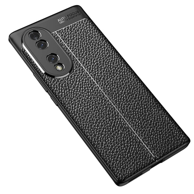 Litchi Texture Shockproof TPU Phone Case, For Honor 70