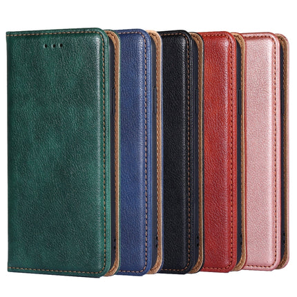Pure Color Magnetic Leather Phone Case