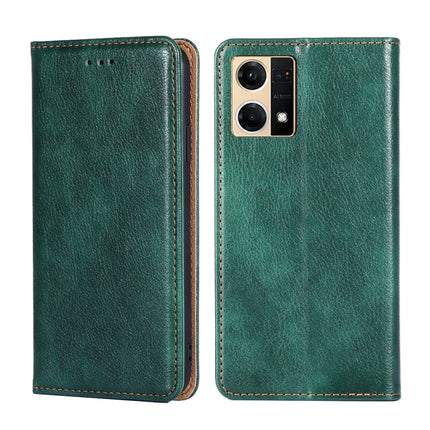 Pure Color Magnetic Leather Phone Case