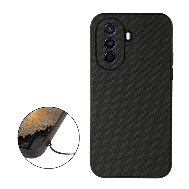 Fine Hole Carbon Fiber Texture Shockproof Phone Case
