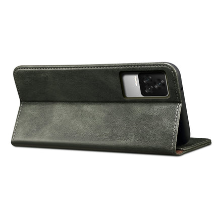 UItra Simple Wax Crazy Horse Texture Leather Phone Case