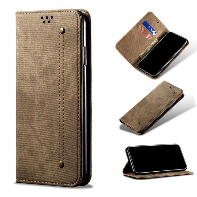 UItra Denim Texture Casual Style Leather Phone Case