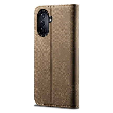 UItra Denim Texture Casual Style Leather Phone Case