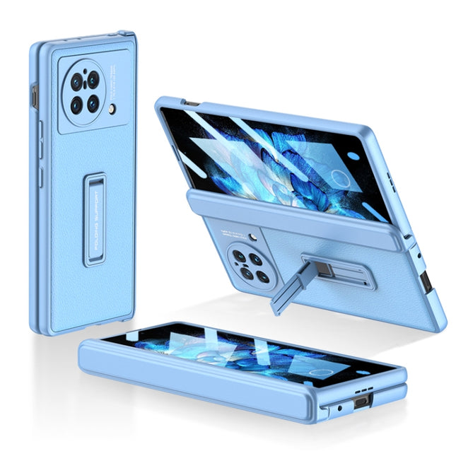 GKK Magnetic Hinge Flip Leather Phone Case with Holder