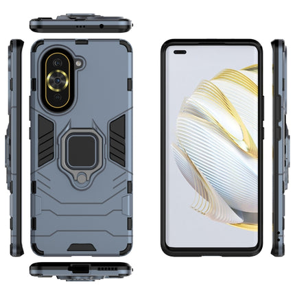 Shockproof PC + TPU Protective Phone Case with Magnetic Ring Holder