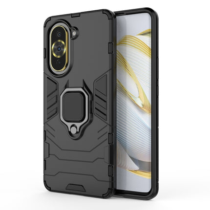 Shockproof PC + TPU Protective Phone Case with Magnetic Ring Holder