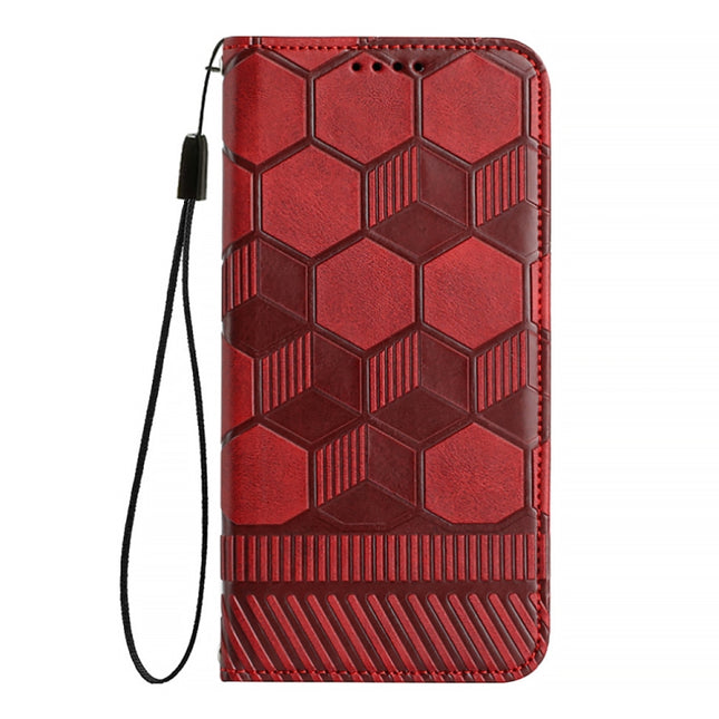 Football Texture Magnetic Leather Flip Phone Case