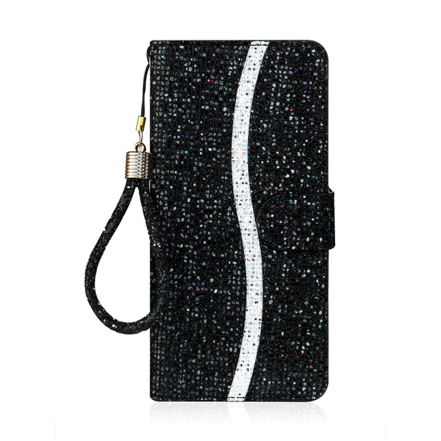 Glitter Powder Horizontal Flip Leather Phone Case