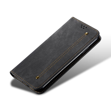 Denim Texture Casual Style Horizontal Flip Leather Phone Case