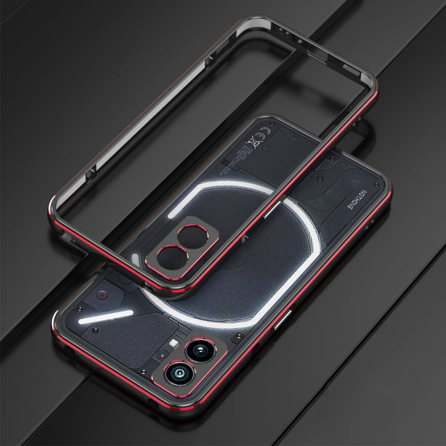 Aurora Series Lens Protector + Metal Frame Protective Phone Case