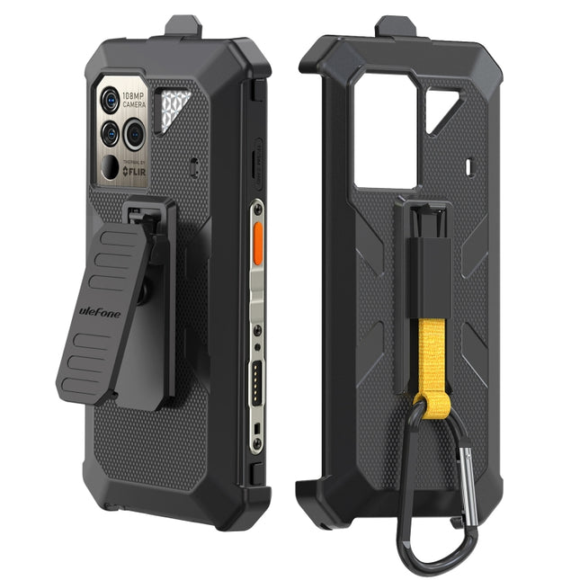For Ulefone Power Armor 18 Ultra / 18T / 18T Ultra / 19 / 19T  Ulefone Back Clip Phone Case with Carabiner