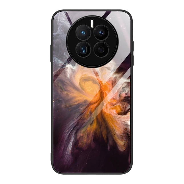 Marble Pattern Glass Protective Phone Case