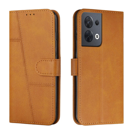 Stitching Calf Texture Buckle Leather Phone Case