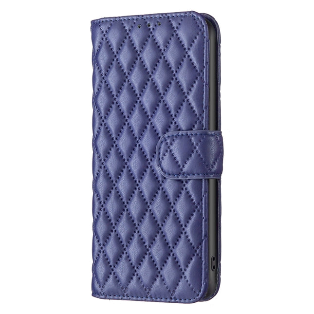 Diamond Lattice Wallet Leather Flip Phone Case