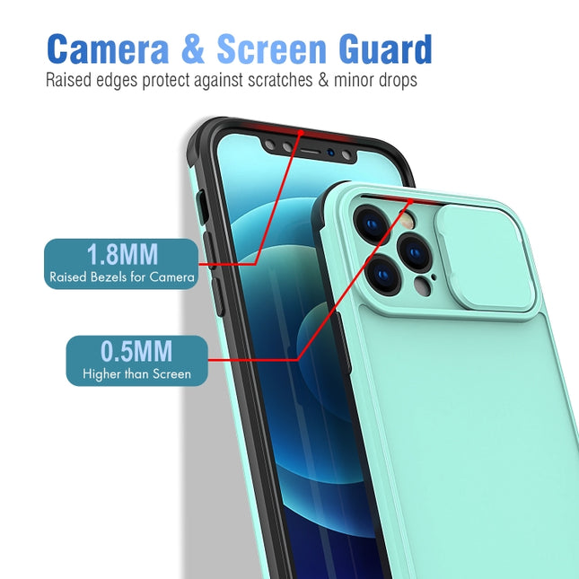 Sliding Camera Cover Design PC + TPU Phone Case