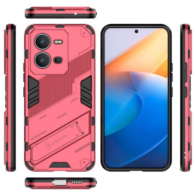 PC + TPU Shockproof Phone Case with Invisible Holder