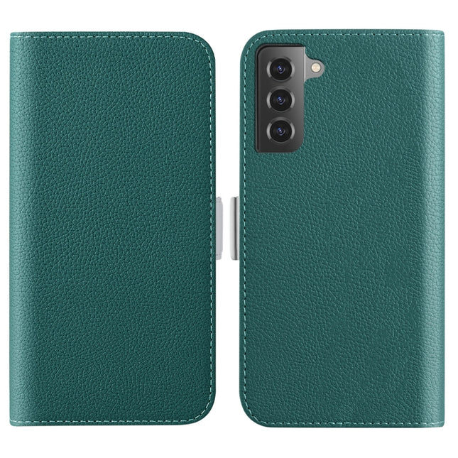 Candy Color Litchi Texture Leather Phone Case