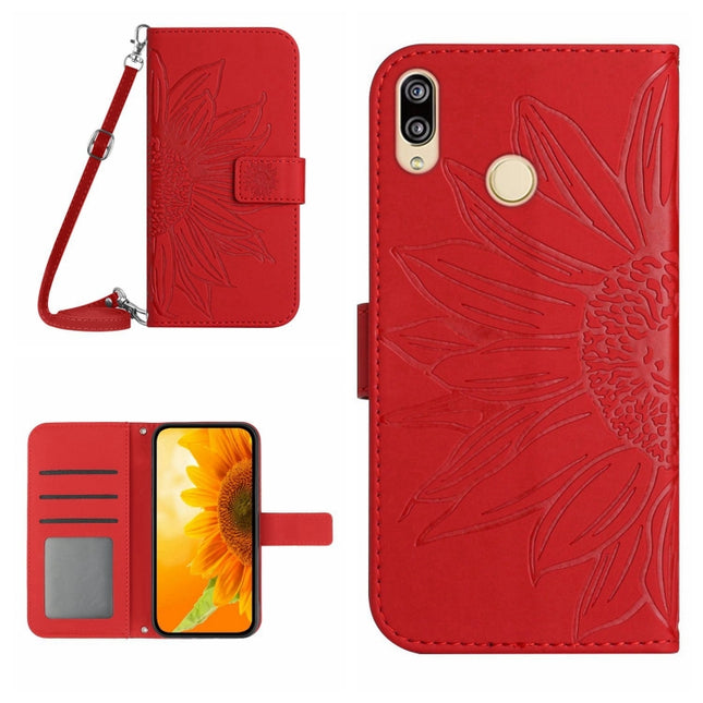 Skin Feel Sun Flower Pattern Flip Leather Phone Case