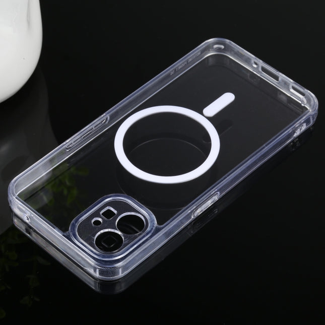 Magsafe Clear Acrylic Four Corner Airbags TPU Phone Case