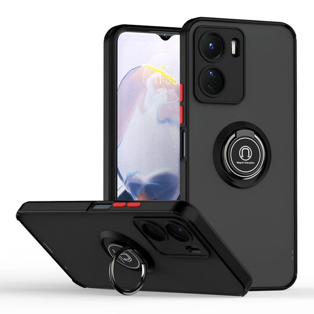 Q Shadow 1 Series TPU + PC Phone Case with Ring