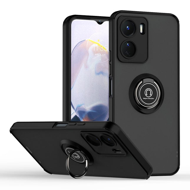 Q Shadow 1 Series TPU + PC Phone Case with Ring