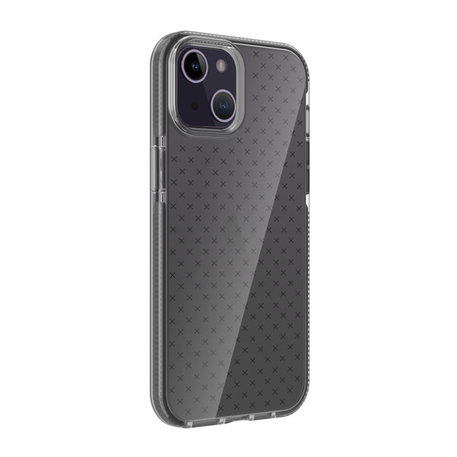 Grid Pattern Transparent TPU Phone Case