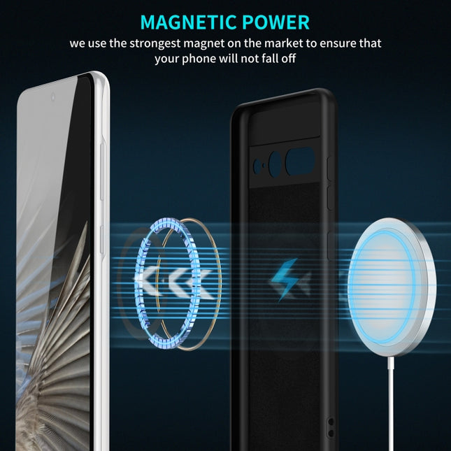 MagSafe Magnetic Liquid Silicone Phone Case, For Google Pixel 7 Pro