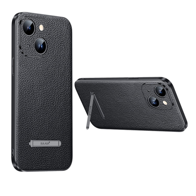 SULADA Famous Artisan Series Litchi Leather PC + TPU Phone Case