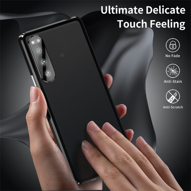 HD Magnetic Metal Tempered Glass Phone Case