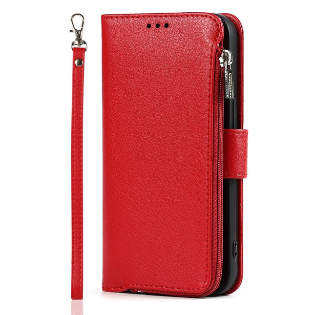 Microfiber Zipper Leather Phone Case