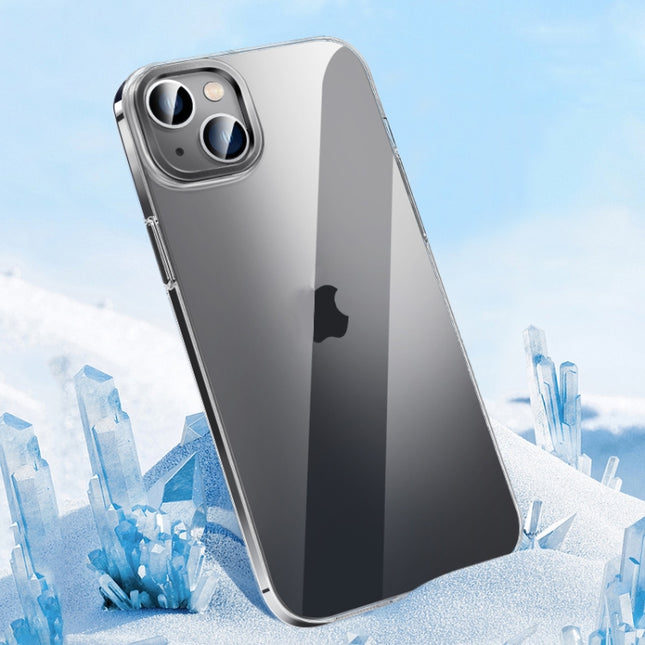 Metal Key Crystal Transparent PC Phone Case