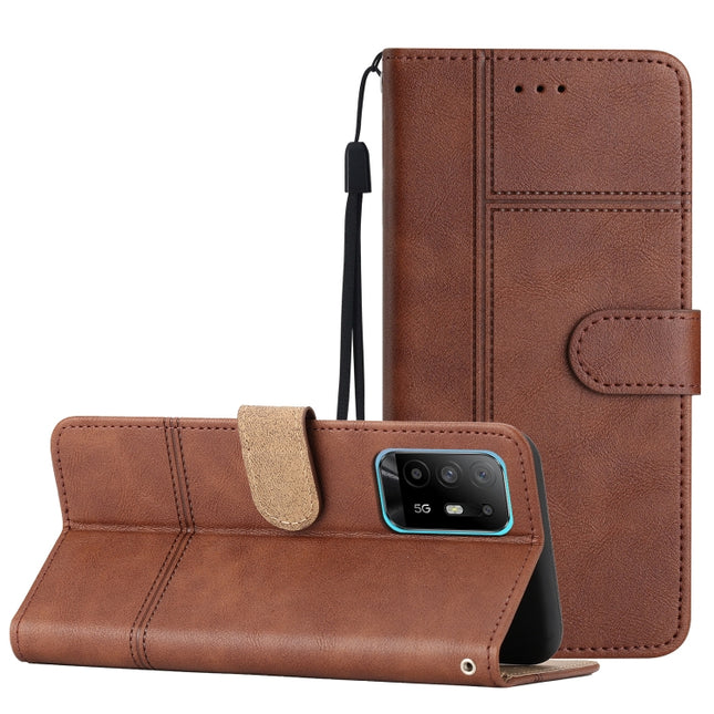 Business Style Cowhide Texture Leather Phone Case
