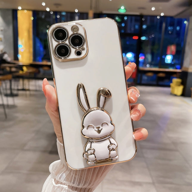 Plating Rabbit Holder Phone Case