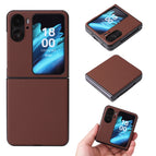 For OPPO Find N2 Flip / Red Brown