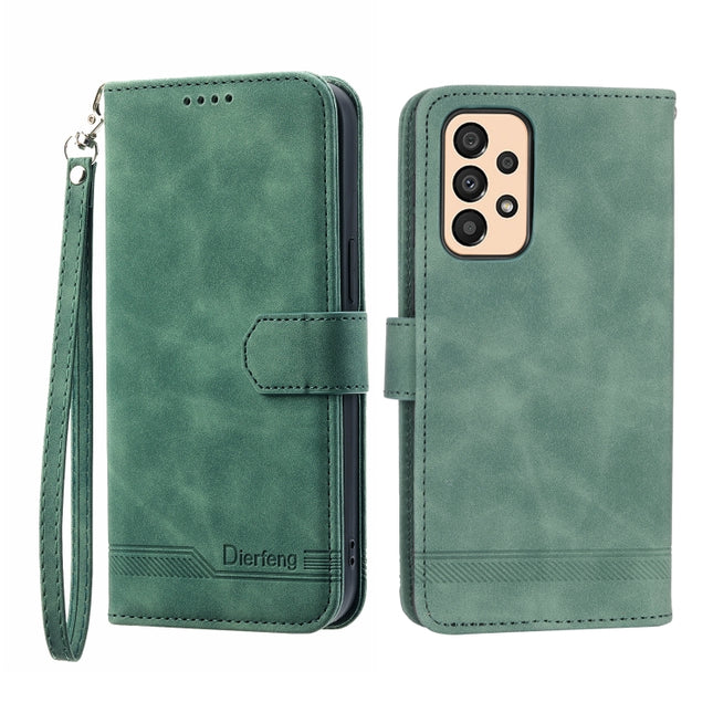 Dierfeng Dream Line TPU + PU Leather Phone Case