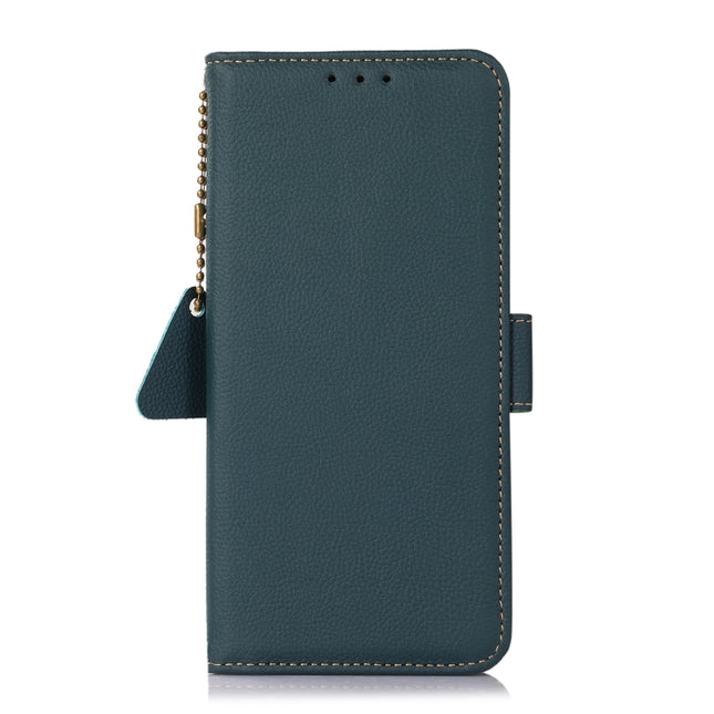 Side-Magnetic TJ Genuine Leather RFID Phone Case