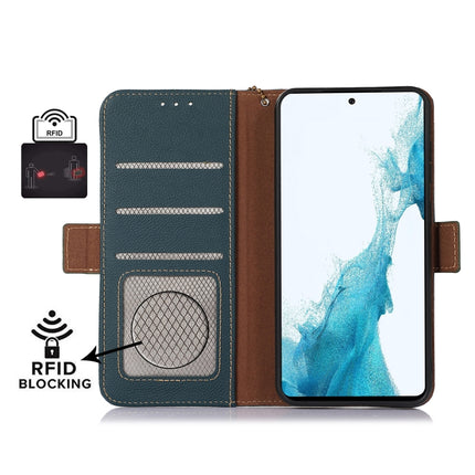 Side-Magnetic TJ Genuine Leather RFID Phone Case