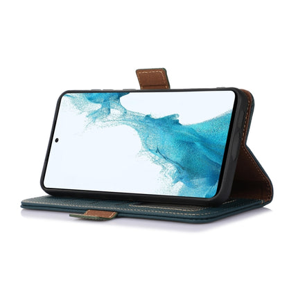 Side-Magnetic TJ Genuine Leather RFID Phone Case