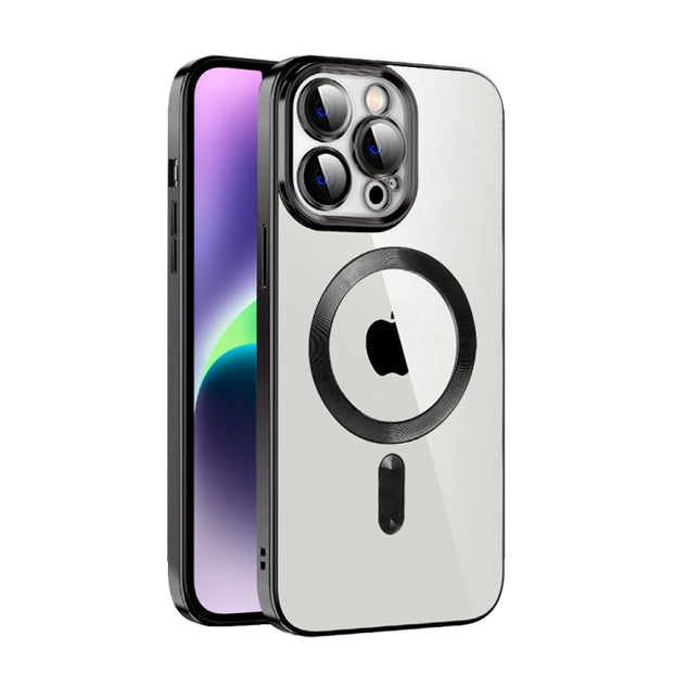 CD Texture Plating TPU MagSafe Phone Case with Lens Film, For iPhone 14, For iPhone 14 Plus, For iPhone 14 Pro, For iPhone 14 Pro Max, For iPhone 13, For iPhone 13 Pro, For iPhone 13 Pro Max, For iPhone 12, For iPhone 12 Pro, For iPhone 12 Pro Max�����...