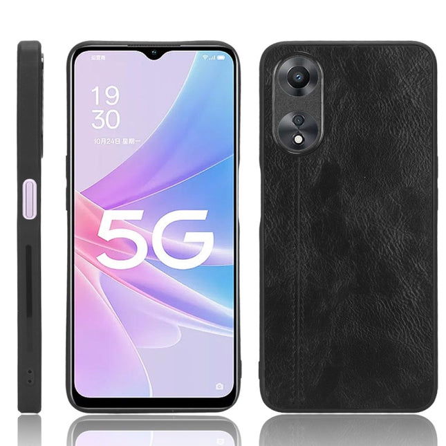 Sewing Cow Pattern Skin PC + PU + TPU Phone Case